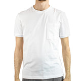 Calvin Klein Logo Jaquard Cuff T-Shirt K109961-YAF- - weiss