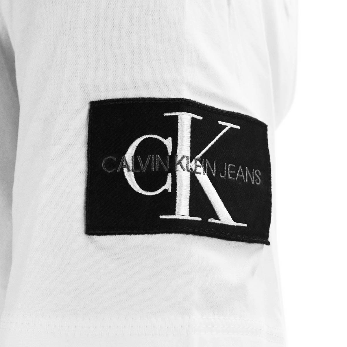 Calvin Klein Monologo Sleeve Badge T-Shirt J314051-YAF-