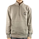 Calvin Klein Monologo Quarter Zip Sweatshirt J321897-A03-
