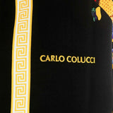 Carlo Colucci Animal Knit Print Trainings Jacke C6033-201-
