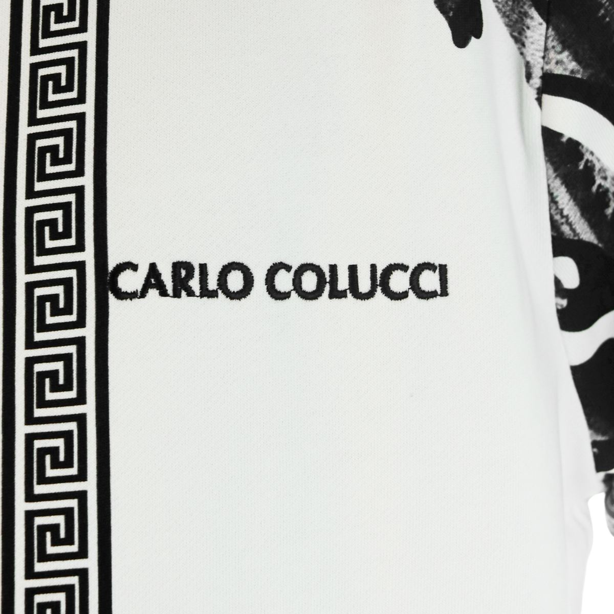 Carlo Colucci Animal Knit Print Trainings Jacke C6033-292-