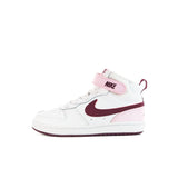 Nike Court Borough 2 Mid (PSV) CD7783-104 - weiss-rosa-pink