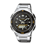 Casio Retro Analog Digital Armband Uhr AQ-S800WD-1EVEF - silber-schwarz