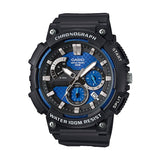 Casio Retro Analog Digital Armband Uhr MCW-200H-2AVEF - schwarz-blau