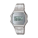 Casio Retro Digital Armband Uhr A168WEM-7EF - silber