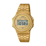 Casio Retro Digital Armband Uhr A171WEG-9AEF - gold