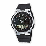 Casio Retro Analog Digital Armband Uhr AW-80-1AVES - schwarz-silber
