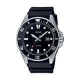 Casio Retro Analog Armband Uhr MDV-107-1A1VEF - schwarz-silber