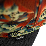 Djinns Koi Linen 6 Panel Snapback Cap 1003738-