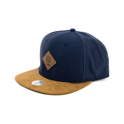 Djinns Honey Knit 6 Panel Snapback Cap HoneyKnitNavyalt-