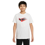 Nike Core Brandmark 3 T-Shirt DO1824-100 - weiss-rot-schwarz