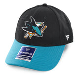 Fanatics San Jose Sharks NHL Core Structured Adjustable Cap 143A-0122-2GE-ALR - schwarz-blau