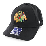 Fanatics Chicago Blackhawks NHL Core Structured Adjustable Cap 143A-127A-2AE-ALR - schwarz-bunt