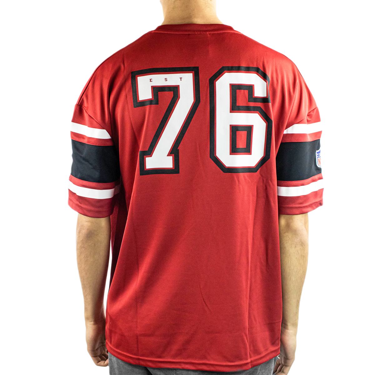 Fanatics Tampa Bay Buccaneers NFL Franchise Poly Mesh Supporters Jersey Trikot 6632M-RED-BUC-FHE-
