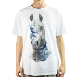 Forgotten Faces Ghost Heavy Oversized T-Shirt FOF0005 white - weiss