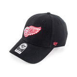 47 Brand Detroit Red Wings NHL MVP Cap H-MVP05WBV-BKA-OSF - schwarz-rot