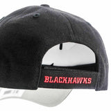 47 Brand Chicago Blackhawks NHL MVP Full Cap H-MVP04WBV-BKA-OSF-