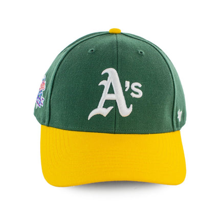 47 Brand Oakland Athletics MLB World Series Sure Shot Snapback Cap BCWS-SUMTT18WBP-DG88-OSF - grün