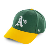 47 Brand Oakland Athletics MLB World Series Sure Shot Snapback Cap BCWS-SUMTT18WBP-DG88-OSF - grün