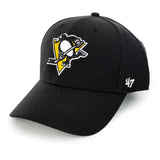 47 Brand Pittsburgh Penguins NHL MVP Cap H-MVP15WBV-BKB-OSF-