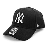 47 Brand New York Yankees MLB MVP Snapback Cap B-MVPSP17WBP-BK-OSF - schwarz-weiss
