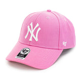 47 Brand New York Yankees MLB MVP Snapback Cap B-MVPSP17WBP-RS-OSF - rosa