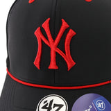47 Brand New York Yankees MLB BRR Mesh Pop MVP Cap B-BRPOP17BBP-BKA-
