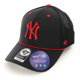47 Brand New York Yankees MLB BRR Mesh Pop MVP Cap B-BRPOP17BBP-BKA - schwarz-rot