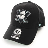 47 Brand Anaheim Ducks NHL Vintage Sure Shot Snapback Cap HVIN-SUMVP25WBP-BK93 - schwarz-weiss