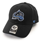 47 Brand Colorado Avalanche NHL Vintage Sure Shot Snapback Cap HSC-SUMVP516WBP-BK - schwarz-hellblau