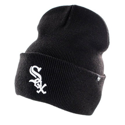 47 Brand Chicago White Sox MLB Haymaker Cuff Knit Winter Mütze B-HYMKR06ACE-BKA-