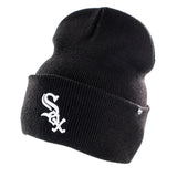 47 Brand Chicago White Sox MLB Haymaker Cuff Knit Winter Mütze B-HYMKR06ACE-BKA - schwarz
