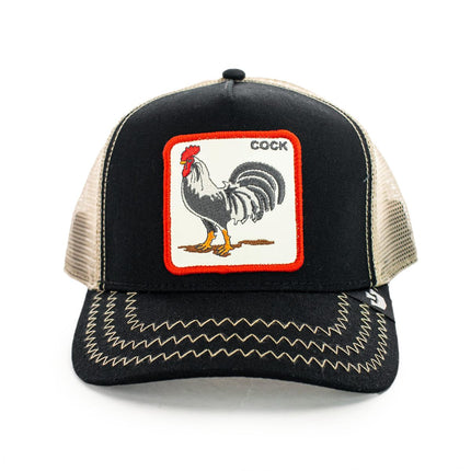 Goorin Bros. The Cock Baseball Trucker Cap G-101-0378-BLK-