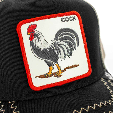 Goorin Bros. The Cock Baseball Trucker Cap G-101-0378-BLK-