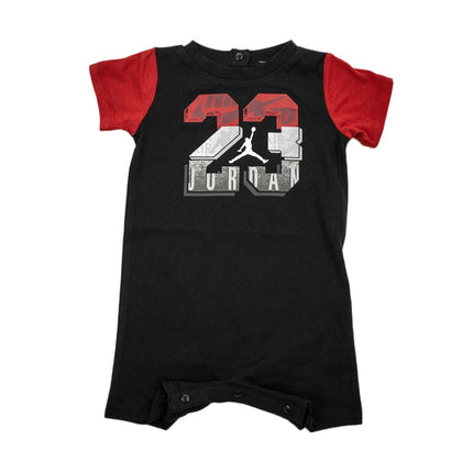 Jordan JDB Geo Flight 23 Romper Strampler 65A598-023 - schwarz-rot