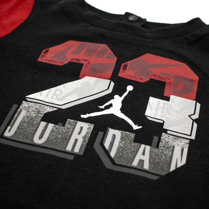 Jordan JDB Geo Flight 23 Romper Strampler 65A598-023 - schwarz-rot