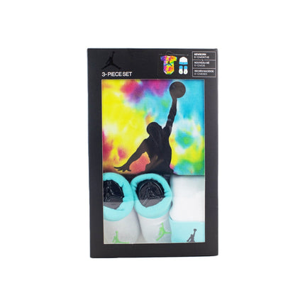 Jordan Tye Dye 3 Teile Strampler Set 6-12 Monate NJ0442-001 - weiss