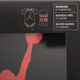Jordan Jumpman Strampler Set (6-12 Monate) MJ0041-KR5 - schwarz-rot
