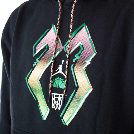 Jordan Sport DNA HBR Po Hoodie CZ4845-010 - schwarz-grün