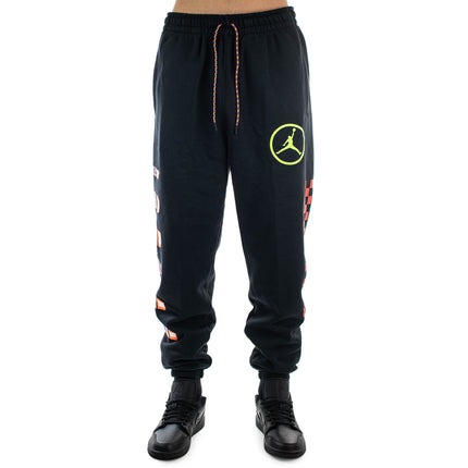 Jordan Sport DNA HBR Fleece Jogging Hose CV2979-010 - schwarz-rot-grün