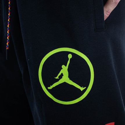 Jordan Sport DNA HBR Fleece Jogging Hose CV2979-010 - schwarz-rot-grün