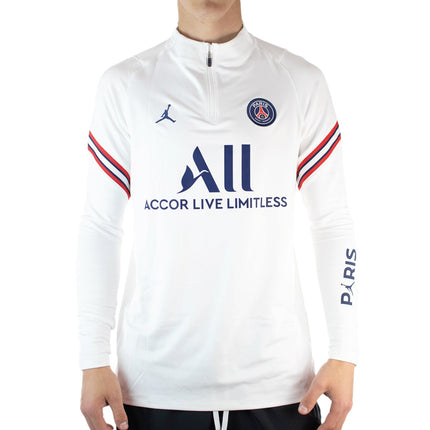 Jordan Paris Saint-Germain Strike Drill Home Dri-Fit Trainings Jacke CW1743-101 - weiss-blau