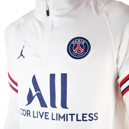 Jordan Paris Saint-Germain Strike Drill Home Dri-Fit Trainings Jacke CW1743-101 - weiss-blau