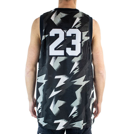 Jordan Jumpman Printed Jersey Trikot CZ4738-010 - schwarz-grau-weiss