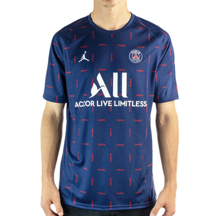 Jordan Paris Saint-Germain Dri-Fit Pre-Match Jersey Trikot CW4883-411 - dunkelblau