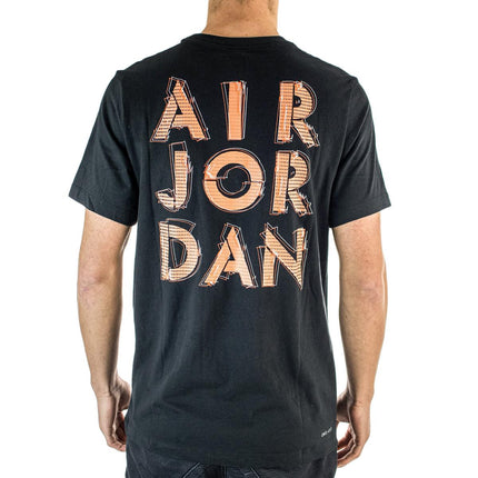 Jordan Dri-Fit Air Graphic T-Shirt CZ8087-010 - schwarz-neon rot