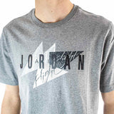 Jordan Jumpman Air Wordmark T-Shirt CZ8303-091 - grau meliert-weiss