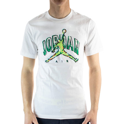 Jordan Air T-Shirt CZ8383-100 - weiss-grün
