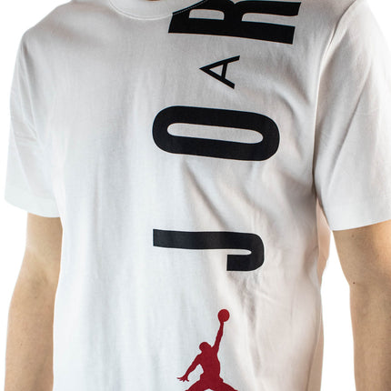 Jordan Air Stretch T-Shirt CZ8402-100 - weiss-schwarz-rot