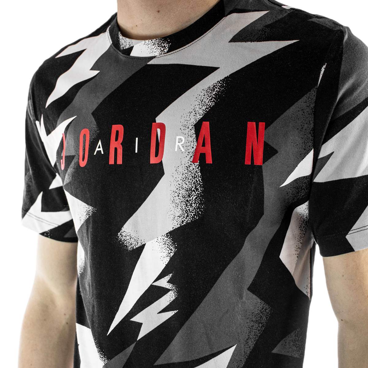 Jordan Jumpman Air All Over Print T-Shirt DB1553-010 - schwarz-weiss-grau